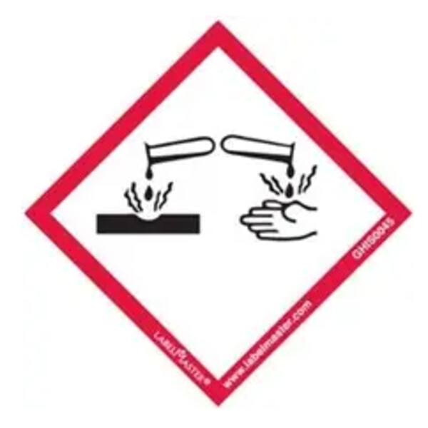 GHS Mini Pictogram Label, 3/4