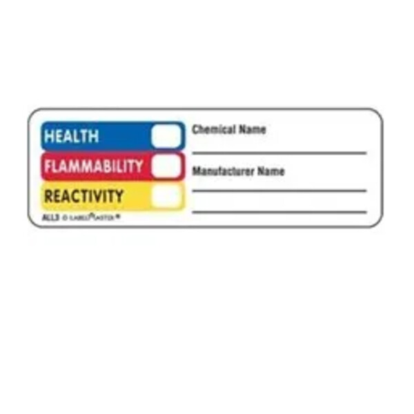 Hazcom (THIS®) Pin-Feed Label, 4