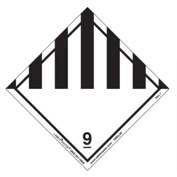 Miscellaneous Dangerous Goods Label, Paper, Roll of 100 Thumbnail