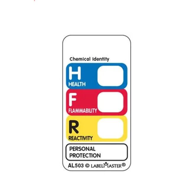 Standard Hazcom (THIS®) Label, 1" x 2", Paper Thumbnail