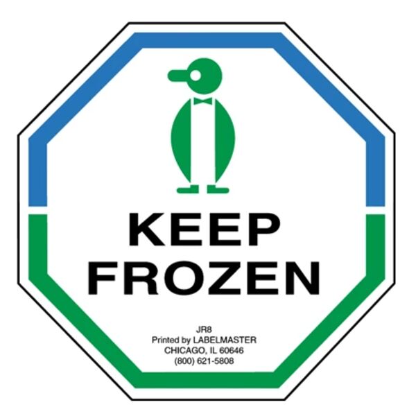 Keep Frozen Label, Paper, 3" x 3" Thumbnail