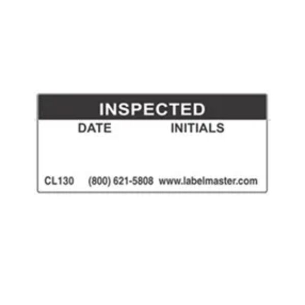 Inspected Label, Paper, 1 3/4" x 3/4" Thumbnail