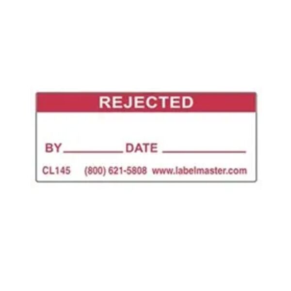 Save 20% - Rejected Label, Paper, 1 3/4" x 3/4" Thumbnail