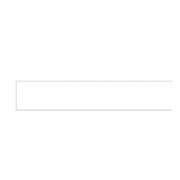 Blank White Weather-Resistant Label, 4" x 3/4" Thumbnail