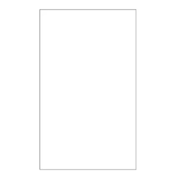 Blank White Weather-Resistant Label, 4" x 6" Thumbnail