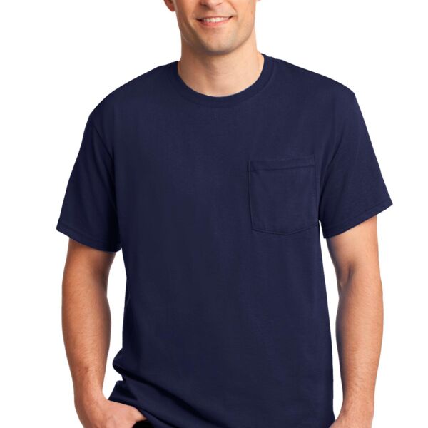 Dri-Power® 50/50 Cotton/Poly Pocket T-Shirt Thumbnail