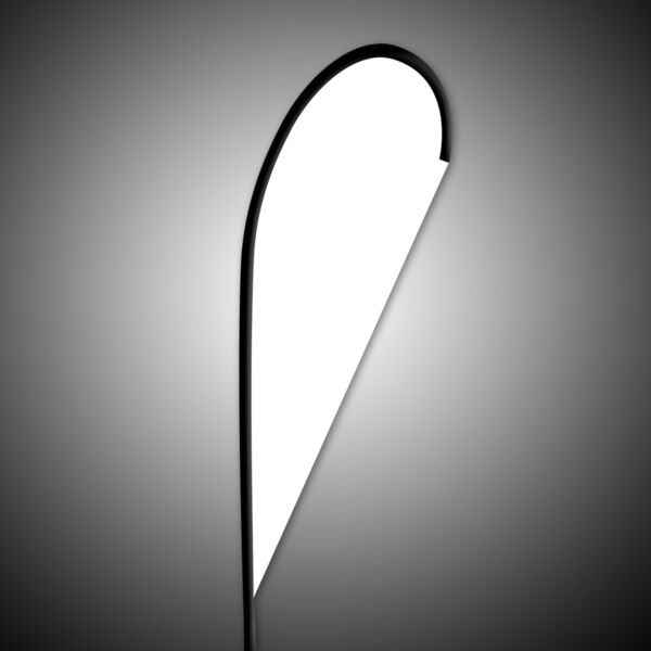 Teardrop Tent Flag - Double Sided - 7 ft. (Small) Thumbnail