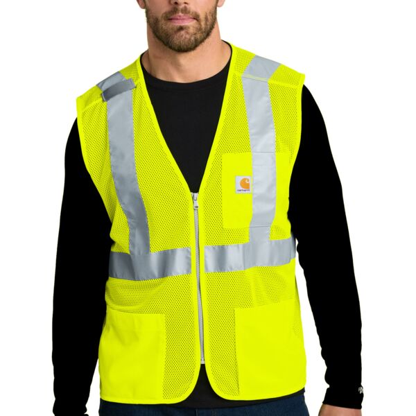 CT106171 - Ansi Class 2 Mesh Zip Front Vest Thumbnail