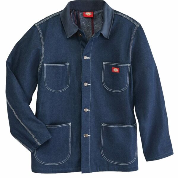 Fleece Lined Chore Denim Jacket Thumbnail