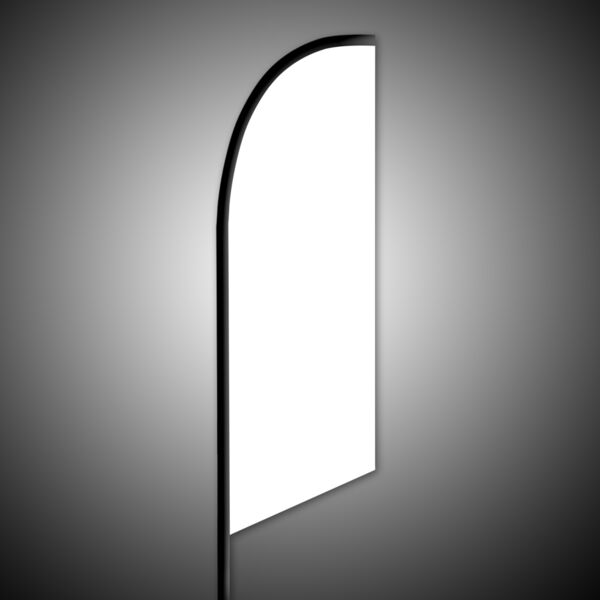 Angled Feather Flag - Double Sided - 9 ft. (Small) Thumbnail