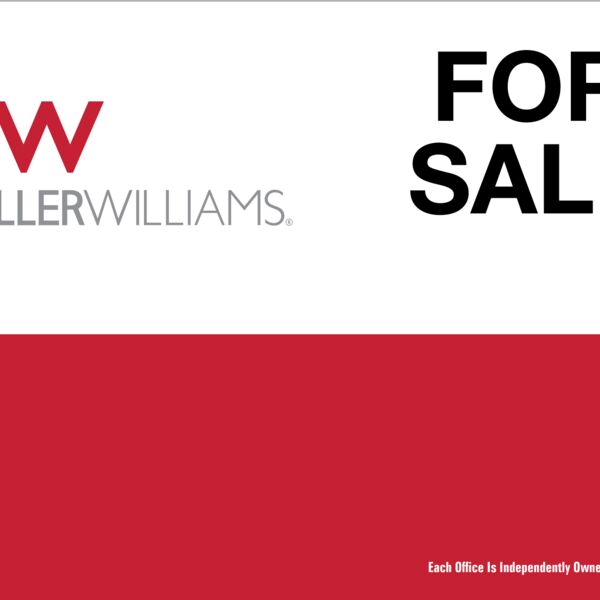 Keller Williams For Sale Sign - 18"x24" Thumbnail