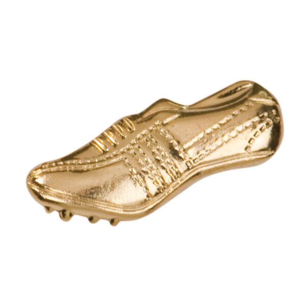 Track Shoe Letterman Jacket Chenille Lapel Metal Pin Thumbnail