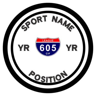 605 LEAGUE LOGO PATCH Thumbnail