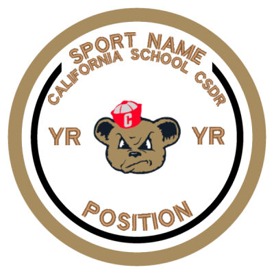 CALIFORNIA SCHOOL CSDR LEAGUE LOGO PATCH Thumbnail