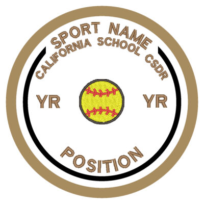 CALIFORNIA SCHOOL CSDR ALL SPORTS PATCH Thumbnail