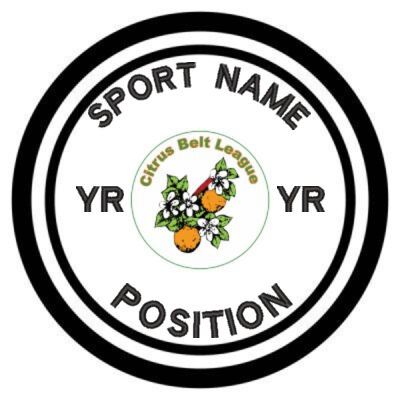CITRUS BELT LEAGUE LOGO PATCH Thumbnail