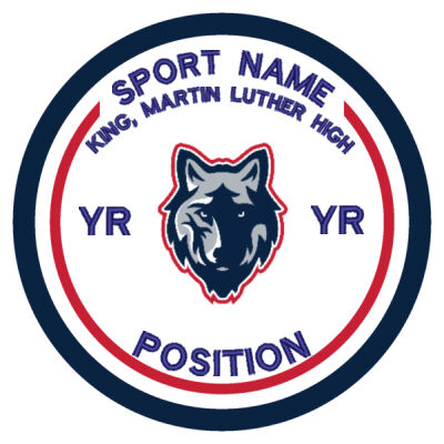 KING, MARTIN LUTHER LEAGUE LOGO PATCH Thumbnail