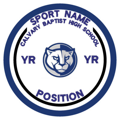 CALVARY BAPTIST LEAGUE LOGO PATCH Thumbnail