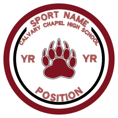 CALVARY CHAPEL/DOWNEY LEAGUE LOGO PATCH Thumbnail