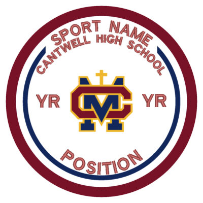 CANTWELL-SACRED HEART OF MARY LEAGUE LOGO PATCH Thumbnail