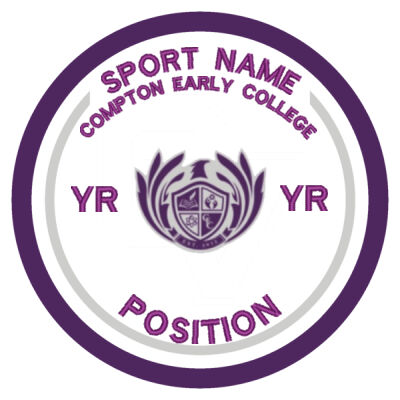 COMPTON EARLY COLLEGE LEAGUE LOGO PATCH Thumbnail