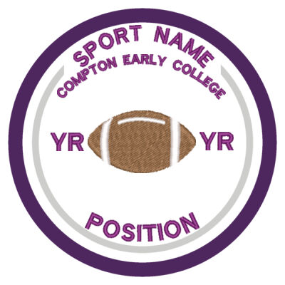 COMPTON EARLY COLLEGE ALL SPORTS PATCH Thumbnail