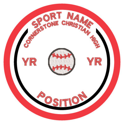 CORNERSTONE CHRISTIAN ALL SPORTS PATCH Thumbnail