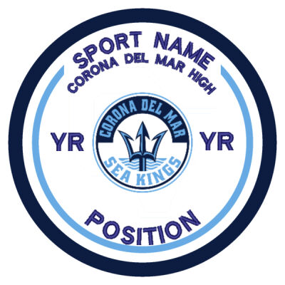 CORONA DEL MAR LEAGUE LOGO PATCH Thumbnail