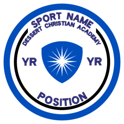 DESSERT CHRISTIAN ACADEMY LEAGUE LOGO PATCH Thumbnail