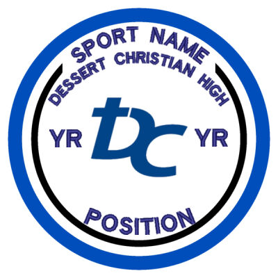 DESSERT CHRISTIAN ALL SPORTS PATCH Thumbnail
