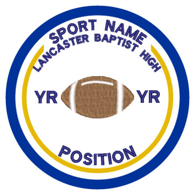 LANCASTER BAPTIST ALL SPORTS PATCH Thumbnail