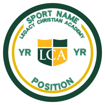 LEGACY CHRISTIAN ACADEMY LEAGUE LOGO PATCH Thumbnail