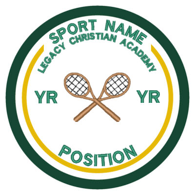 LEGACY CHRISTIAN ACADEMY ALL SPORTS PATCH Thumbnail