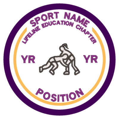 LIFELINE EDUCATION CHAPTER ALL SPORTS PATCH Thumbnail