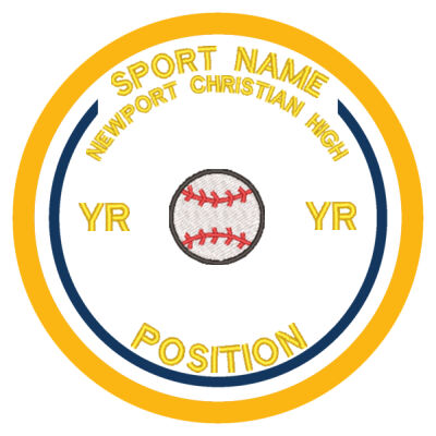 NEWPORT CHRISTIAN ALL SPORTS PATCH Thumbnail