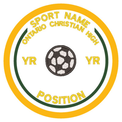 ONTARIO CHRISTIAN ALL SPORTS PATCH Thumbnail