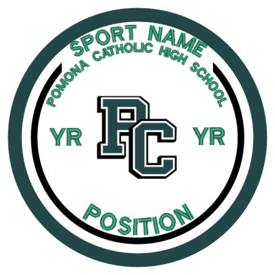 POMONA CATHOLIC LEAGUE LOGO PATCH Thumbnail