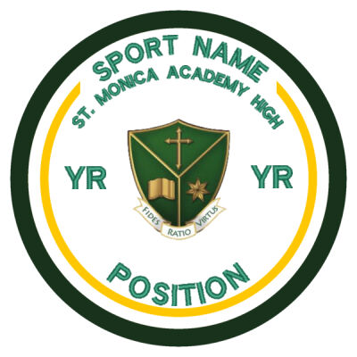 ST. MONICA ACADEMY LEAGUE LOGO PATCH Thumbnail