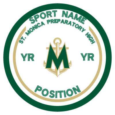 ST. MONICA PREPARATORY LEAGUE LOGO PATCH Thumbnail