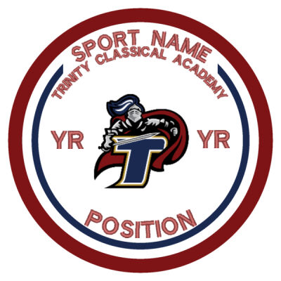TRINITY CLASSICAL ACADEMY LEAGUE LOGO PATCH Thumbnail