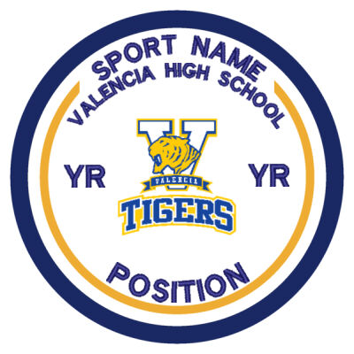 VALENCIA/PLACENTIA LEAGUE LOGO PATCH Thumbnail