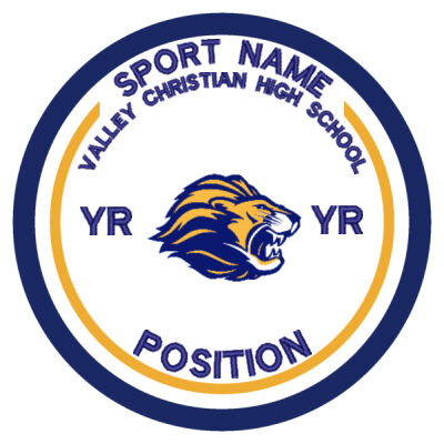 VALLEY CHRISTIAN/SANTA MARIA LEAGUE LOGO PATCH Thumbnail