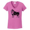 Ladies Heavy Cotton™ 100% Cotton V-Neck T-Shirt Thumbnail