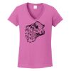 Ladies Heavy Cotton™ 100% Cotton V-Neck T-Shirt Thumbnail