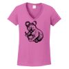 Ladies Heavy Cotton™ 100% Cotton V-Neck T-Shirt Thumbnail