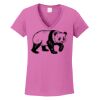 Ladies Heavy Cotton™ 100% Cotton V-Neck T-Shirt Thumbnail