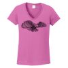 Ladies Heavy Cotton™ 100% Cotton V-Neck T-Shirt Thumbnail