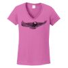Ladies Heavy Cotton™ 100% Cotton V-Neck T-Shirt Thumbnail