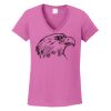 Ladies Heavy Cotton™ 100% Cotton V-Neck T-Shirt Thumbnail