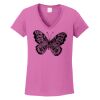 Ladies Heavy Cotton™ 100% Cotton V-Neck T-Shirt Thumbnail